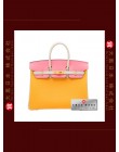 HERMES BIRKIN 25 THREE COLOUR (Pre-Owned) Rose azalea/Jaune d'or/Craie, Epsom leather, Matt Gold hardware