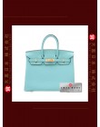 HERMES BIRKIN 25 (Pre-owned) Bleu Atoll, Togo leather, Ghw