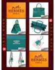 HERMES BIRKIN 30 (Pre-owned) Malachite, Epsom leather, Phw