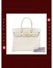 HERMES BIRKIN 30 (Pre-owned) Craie, Togo leather, Ghw