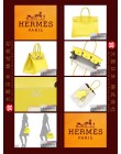 HERMES CANDY BIRKIN 35 (Pre-owned) Lime / Lime yellow, Epsom leather, Phw