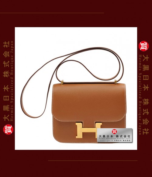 HERMES CONSTANCE MINI (Pre-Owned) - Gold, Epsom leather, Ghw