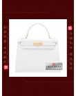 HERMES KELLY 28 (Pre-Owned) – Sellier, White, Epsom leather, Gold hardware