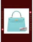 HERMES KELLY 25 (Pre-Owned) Bleu Atoll, Epsom leather, Ghw